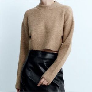 Zara Cropped Sweater